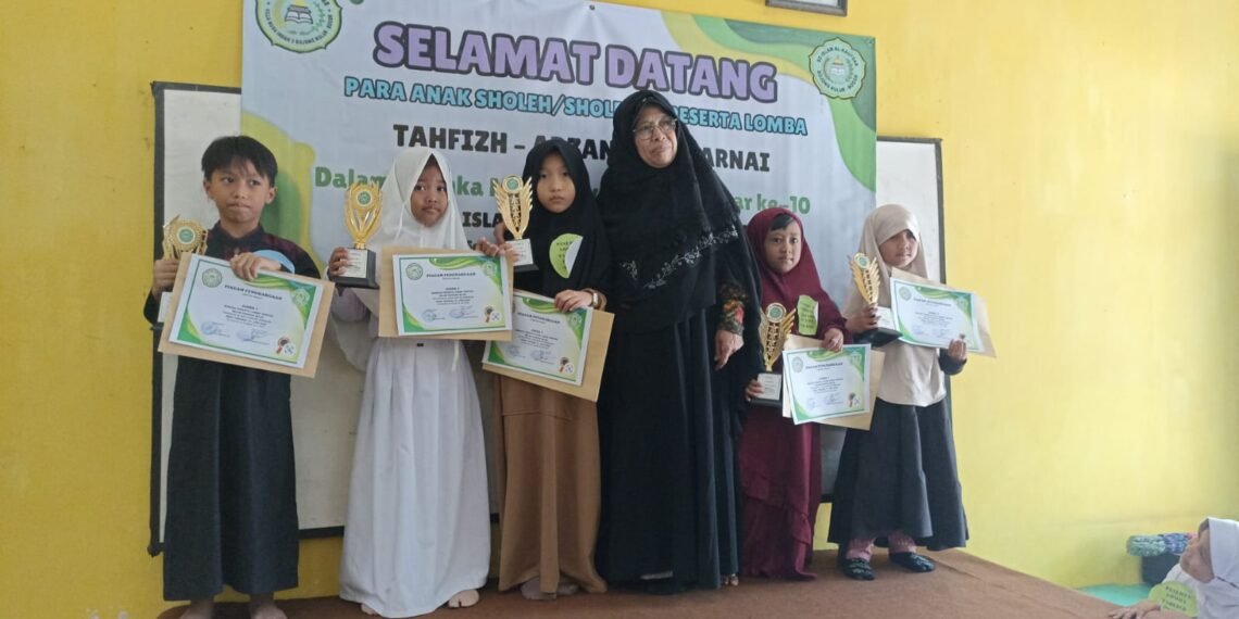 Kemeriahan Lomba Anak Sholeh: Momen Apresiasi dan Penyerahan Hadiah Juara Tahfiz serta Mewarnai